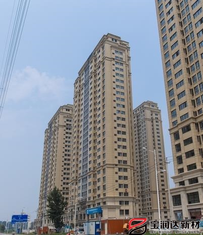 寶潤達外墻保溫一體板應(yīng)用于開封晉城花園